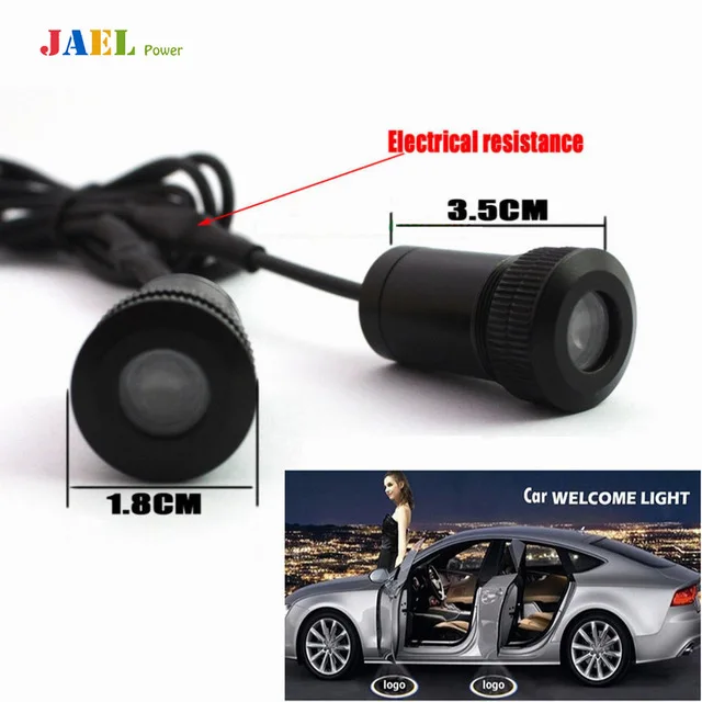

2PCs LED Custom Logo Car door welcome light Light courtesy led car laser projector Logo Ghost Shadow Light Your Name logo or