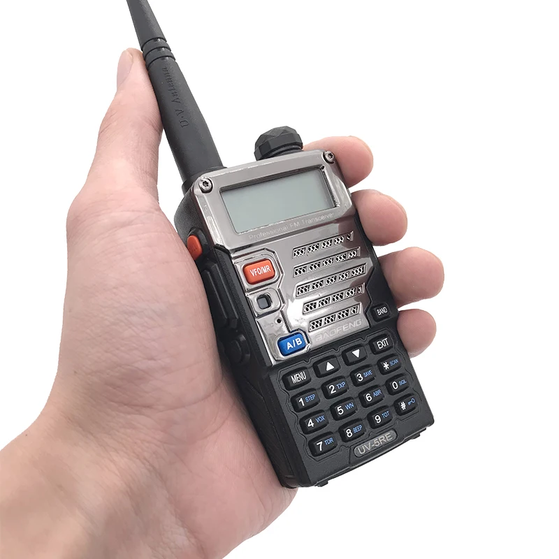 Baofeng UV-5RE 5 Вт портативная рация VHF UHF Любительское радио, Си-Би радиосвязь, коротковолновым приемником сканер радиостанция переговорные PMR446 обновленная UV5R