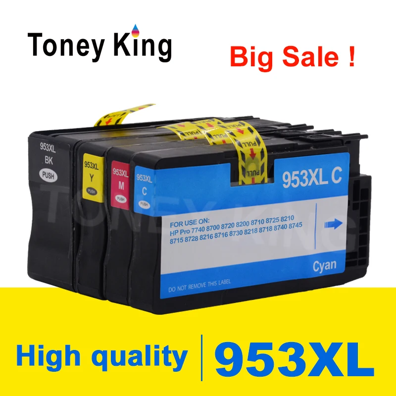 Совместимость для hp 953 чернильный картридж XL для hp Officejet Pro 7740 8210 8218 8710 8715 8718 8719 8720 8725 8728 8730 8740 принтер