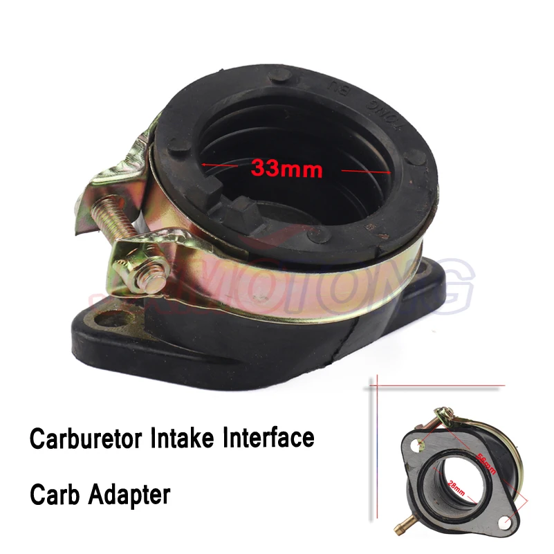 

Motorcycle Carburetor Intake Interface Carb Adapter For Honda CF250 Helix 1987-1998 Motorcycle Accessories Carburetor Interface