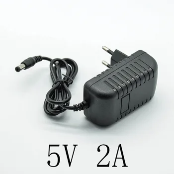 

New 100-240V AC Converter Adapter DC 5V 2A/2000mA Power Supply Charger EU Plug 5.5mm * 2.5mm(2.1mm) AC to DC