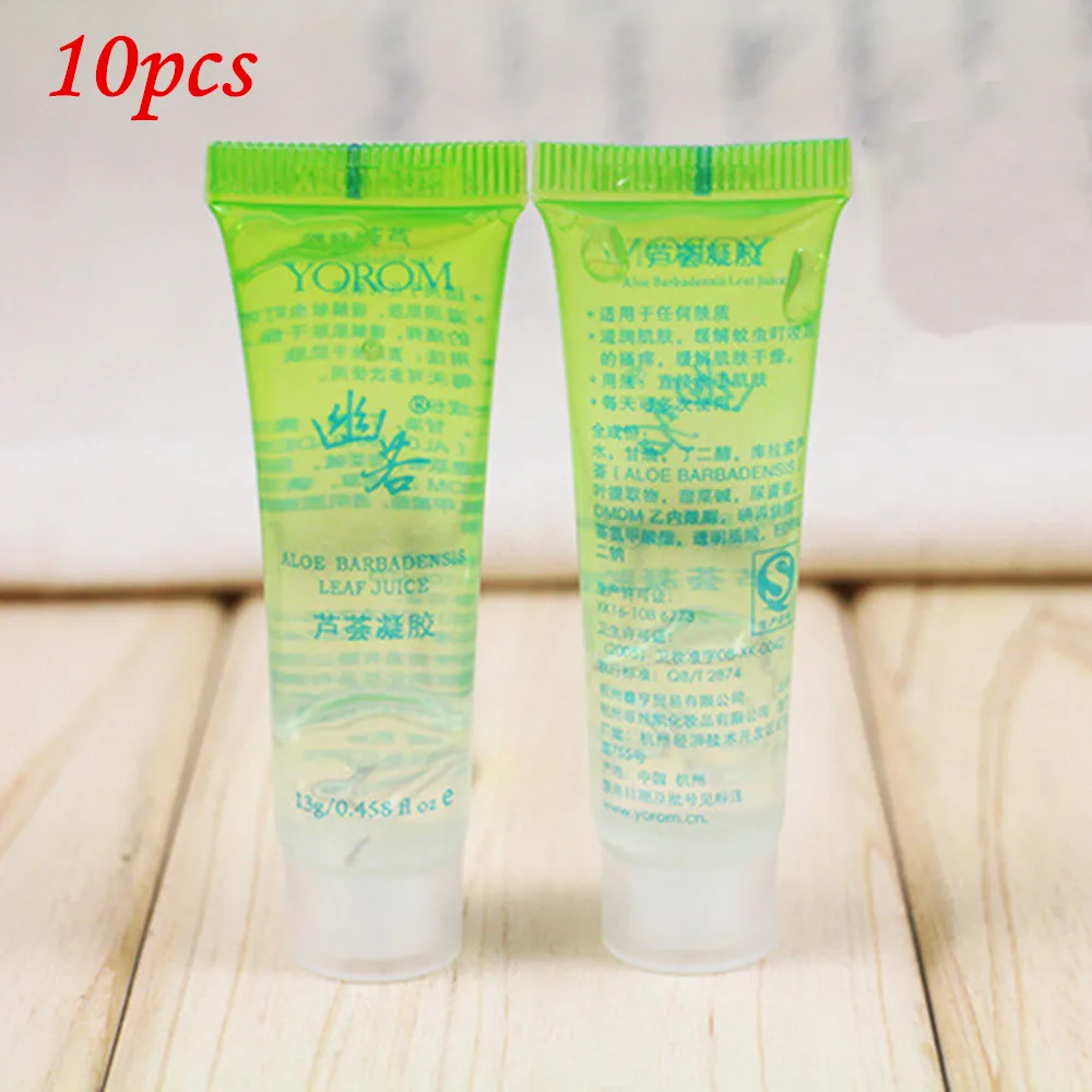 10 pz Gel di Aloe vera Riparazione Alleviare Il Prurito Riparazione Segni di Acne Anti-Acne di Sicurezza Bambino Disponibile Vestito Valore Crema TSLM2