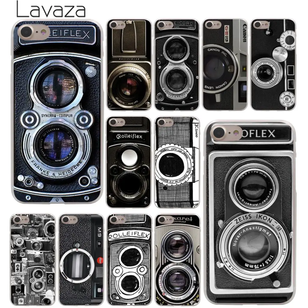 

Lavaza Old style Vintage Camera Hard Phone Case for iPhone XR X XS 11 Pro Max 10 7 8 6 6S 5 5S SE 4 4S Cover