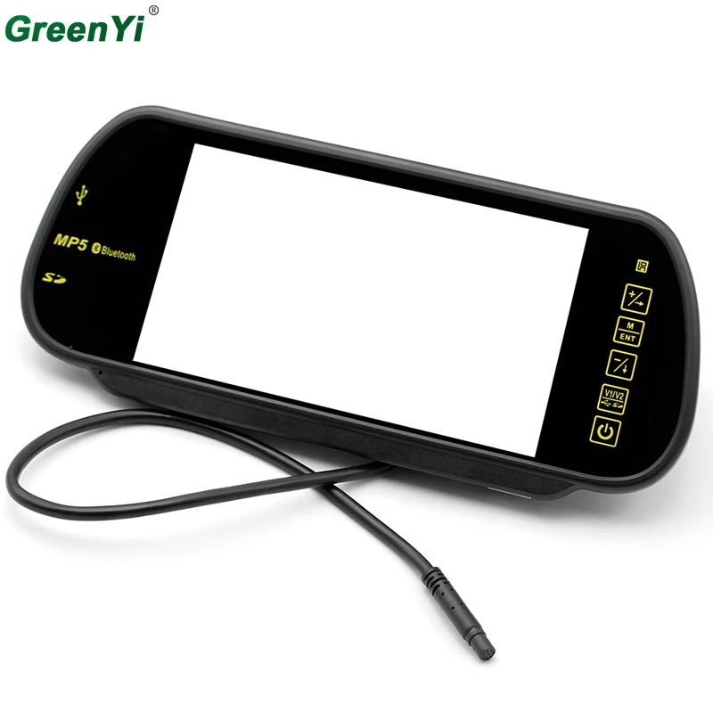 

GreenYi M701B 10PCS 7" TFT LCD Special Car Bluetooth Monitor Support SD USB MP5 Video Player Built-in Speaker FM Transimitter
