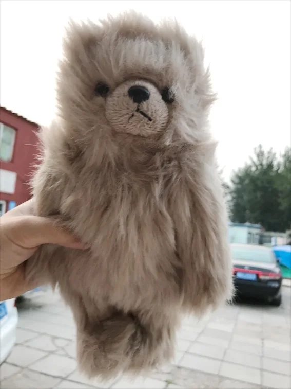 Rare Long Hair Teddy Bear Soft Cute Stuffed Animals Plush Toy Doll Gift