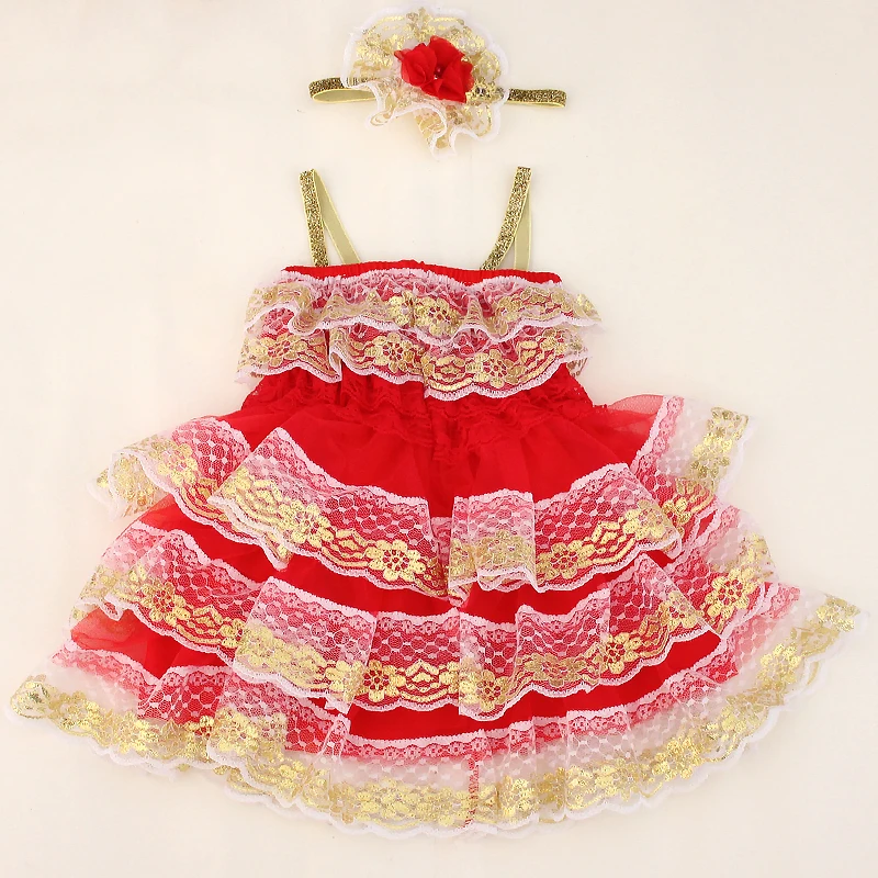 2015toddler baby girl christening lace gowns clothing cute baby flower girl dresses with headband for party and wedding