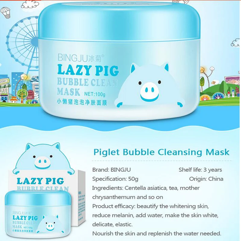 “ Diminuir os Poros da Pele Lavável Máscara 100g 2 Pcs