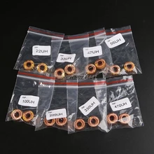 16 шт./лот 3A 22UH-470UH Магнитная индукционная катушка тороидальный индуктор обмотка индуктивность для LM2596 8 значений ассортимент Прямая поставка