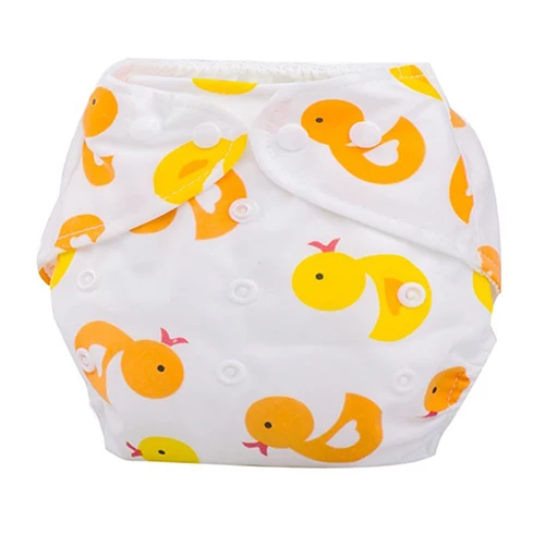 Модные летние тканевые подгузники для новорожденных, Регулируемые Многоразовые моющиеся штаны для подгузников
