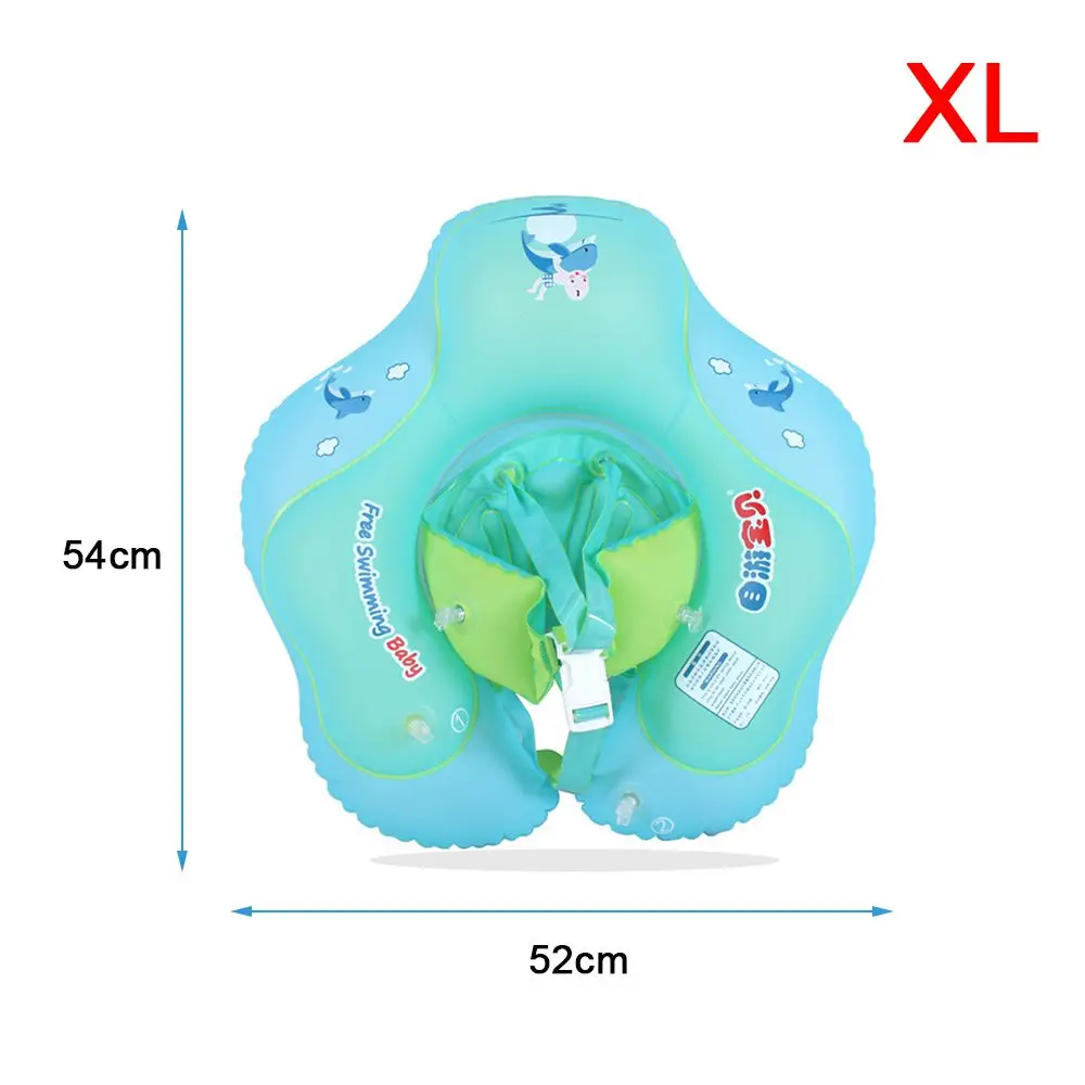Летнее Детское надувное кольцо для плавания u-образной формы с подмышками, детское кольцо-поплавок для бассейна 3 мес.-6 лет - Цвет: XL For 2-6Y