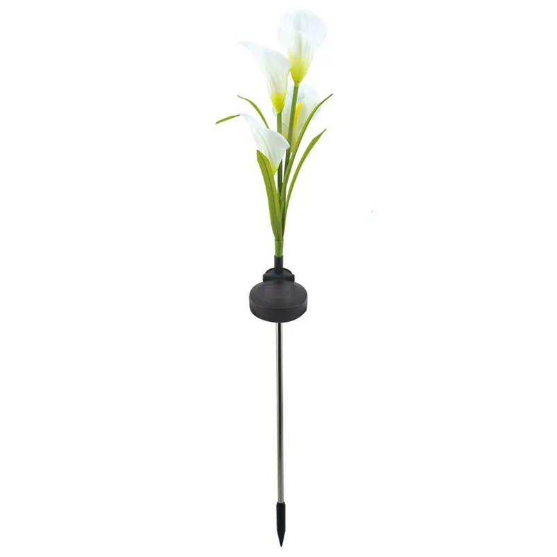2Pcs Solar Garden Flower Lights Multi-Color Calla lily Flower Light Outdoor Decoration Home Decoration Lamparas 35FY2201