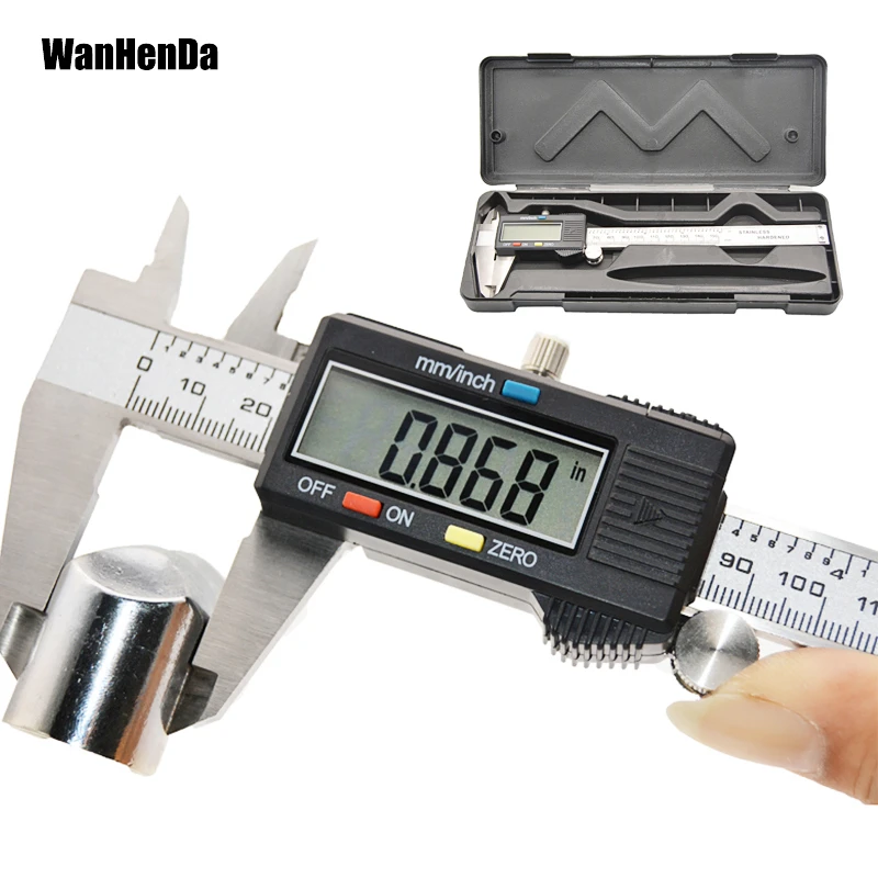 Штангенциркуль matel 6 дюймов 0 150 мм из нержавеющей стали|digital vernier caliper|vernier caliperdigital