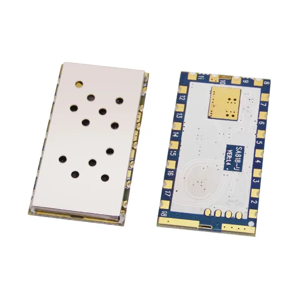 bilder für 4 teile/los SA818-1 Watt 3,5 km-5 km hohe integrierte RDA1846S chip Eingebettet UHF 400-480 MHz Walkie Talkie Modul bilder für 4 teile/los SA818-1 Watt 3,5 km-5 km hohe integrierte RDA1846S chip Eingebettet UHF 400-480 MHz Walkie Talkie Modul