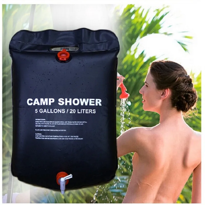 Buy Outdoor Solar Energy Water Bag Portable 20L 5