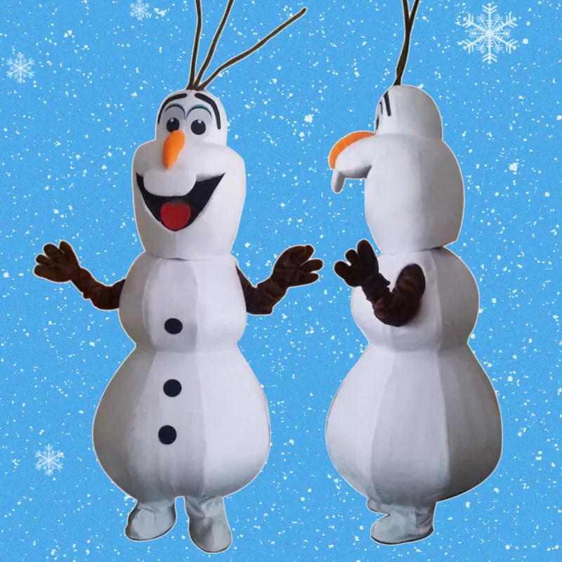 

Sourire Olaf doll mascotte Costume cosplay dessin anime personnage mascot Costumes cosplay