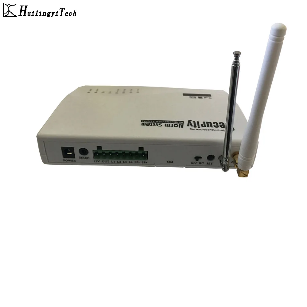 HuilingyiTech 433 МГц сигнализации аксессуары для мобильных телефонов GSM сигнализация Системы двойная антенна сигнализации дома Системы безопасности дома сигнал 900/1800/1900 МГц