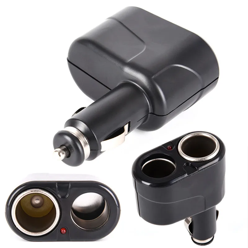 

New 12V DC 2 Way Car Cigarette Lighter Charger Socket Splitter Lighter Socket Adapter