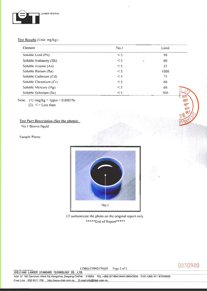 Tanning solution CE certification-2