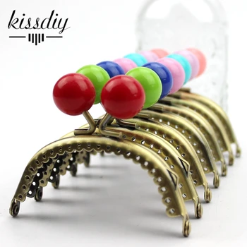 

KISSDIY 20 pcs 8.5CM antique Bronze smooth metal Purse Frame 18 Color Candy Kiss Clasp DIY Bag Metal clasp hardware Accessories