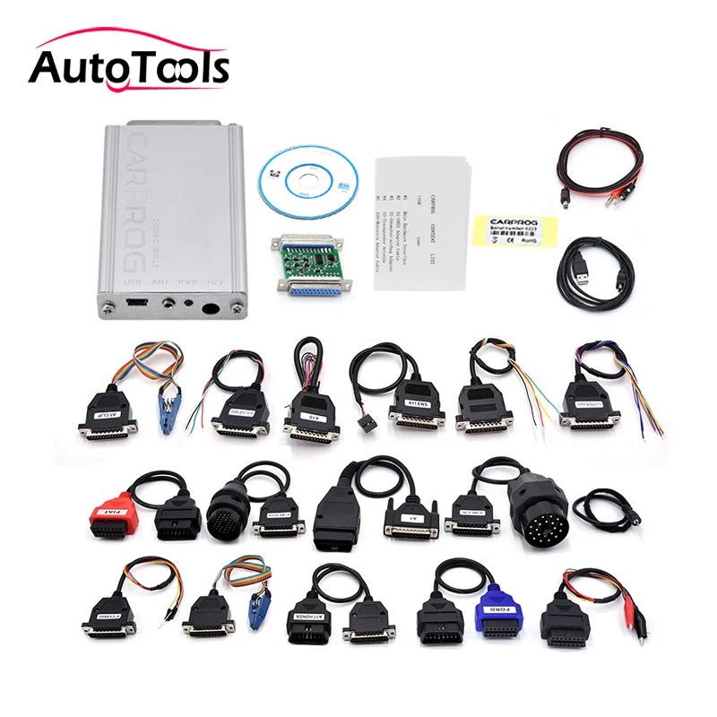 

Carprog Full V10.93 with 21 Adapter Support Airbag Reset, Dash, IMMO, MCU/ECU