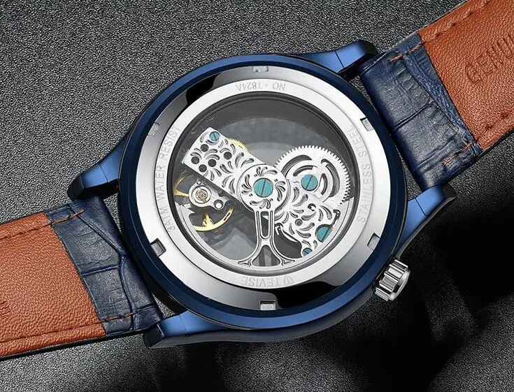relogio masculino 2019 New Famous Brand Fashion Personality Waterproof Hollow Watch Men Automatic Mechanical Wrist Watches 