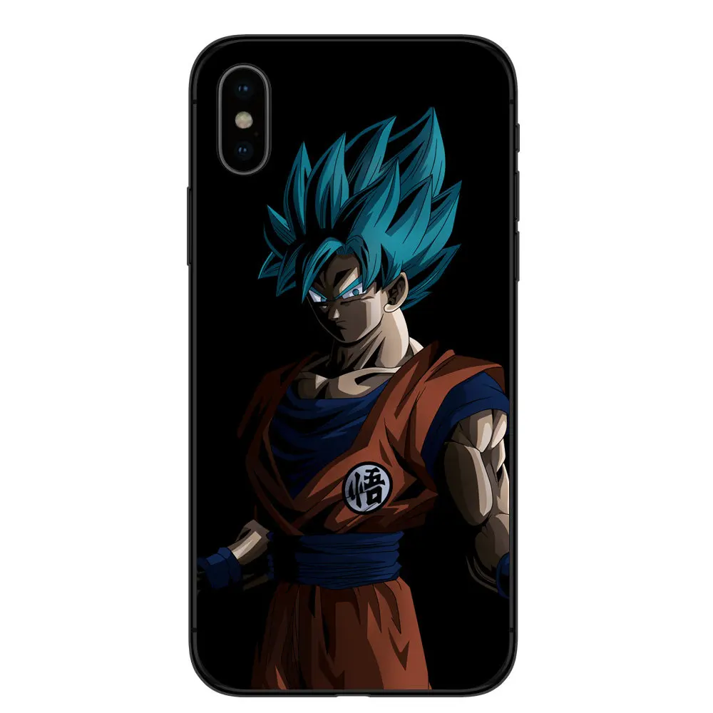 Dragon Ball Z Super DBZ Goku Fashion Coque для iPhone X XR XS MAX 8Plus 8 7Plus 7 6 6s plus 5s SE мягкий чехол для телефона ТПУ чехол Капа - Цвет: T2891