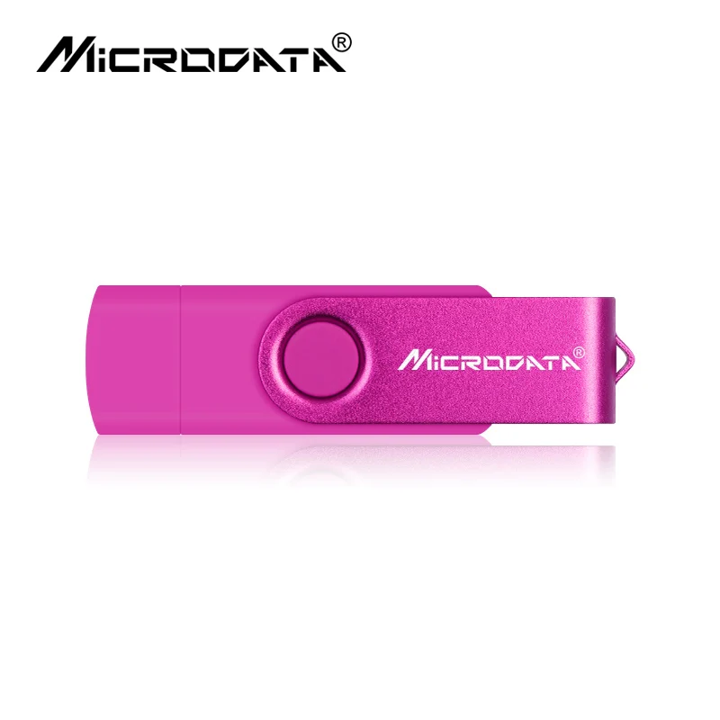 9 цветов, Смарт OTG USB флеш-накопитель, 64 ГБ, 32 ГБ, флеш-накопитель, 8 ГБ, 16 ГБ, USB 2,0, флеш-накопитель для Android, смартфон, планшет - Цвет: Розовый