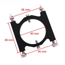 2 шт. защиты растений Drone 40 мм пятки клип Алюминий раскладное D40mm зажим углерода трубка для воздушных аксессуары для uav