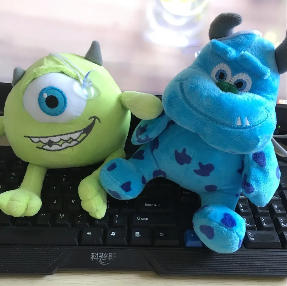 2 шт./компл. 20 см белье Mike Wazowski+ Джеймс П. Плюшевый Салливан игрушки для детей, подарок на год