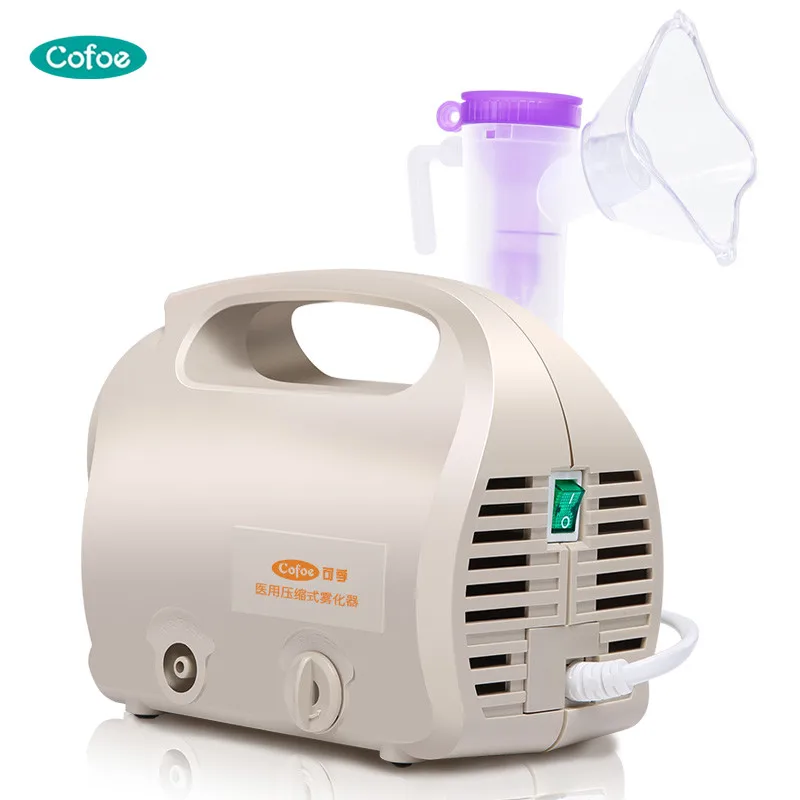 

Cofoe medical ultrasonic nebulizer air compressor inhaler Atomizer for asthma, pharyngitis, respiratory tract infection
