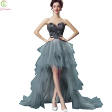 SSYFashion, сексуальные платья с открытыми плечами, короткие, спереди, сзади, длинные, черные, с перьями, для выпускного вечера, для невесты, банкета, вечерние, коктейльное платье