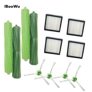 

4* Brush Roll + 4*Side Brush +4*Hepa Filter for iRobot Roomba i7 E5 E6 I Series Robot Vacuum Cleaner Replacement Spare Parts