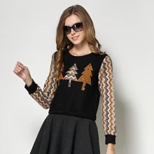 Blouse Casual Knitted 2016 Hitz Long-sleeved Round Neck Bottoming Shirt Black As1480