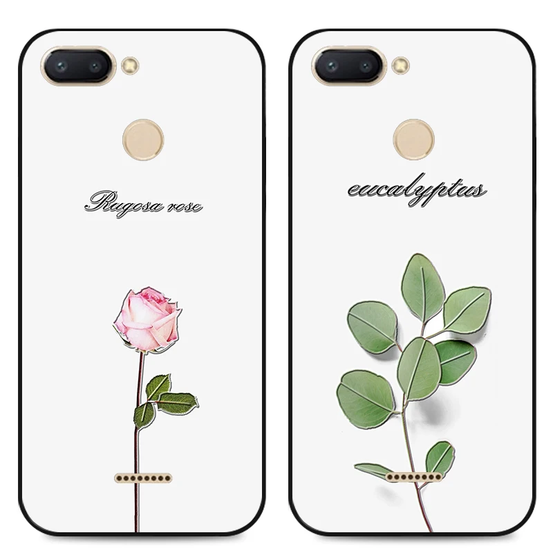

3D Relief Floral Phone Case For XiaoMi Redmi 3S 4A 4X Case Girly Leaf Silicon Cover For Xiomi Redmi 5A 6 6A