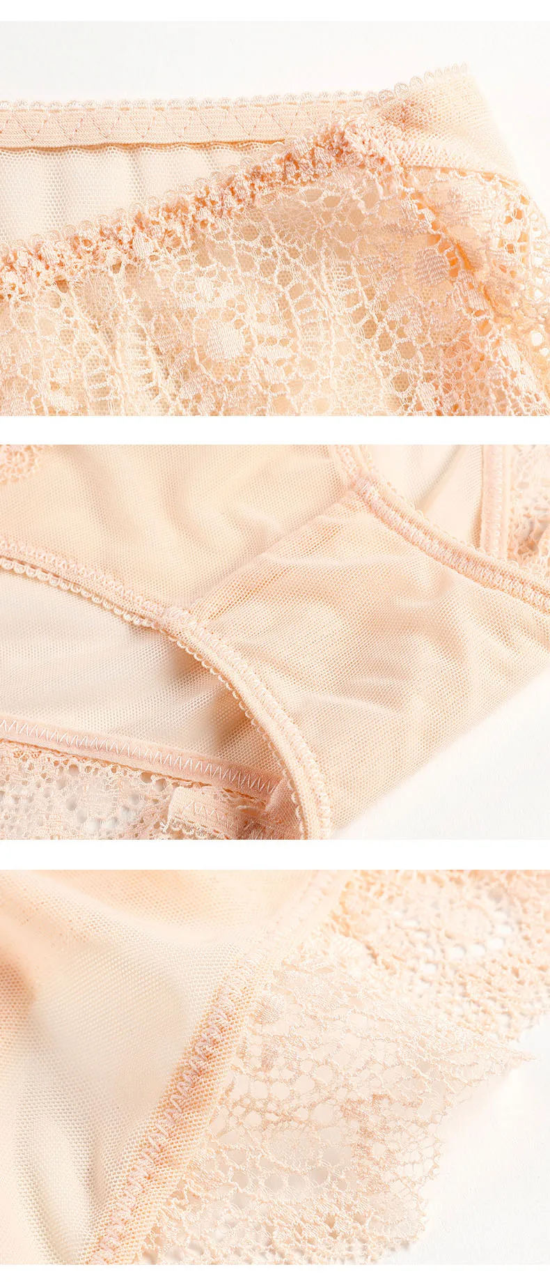 Sexy Lace Women Panties Transparent Mesh Underpants Elegant Pretty Briefs Seamless Cotton Women Underwear Hipster Lingrie (13)