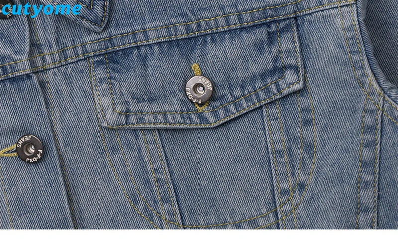 teenage girls ruffles denim jacket9