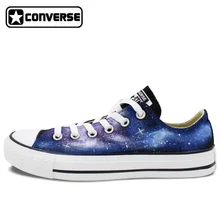 Sneakers Galaxy Nebula Converse All Star Mens Womens Shoes Hand Painted Low Top Man Woman Skateboarding Shoes