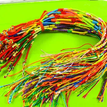 

50 pieces color DIY woven handmade jewelry accessories bracelet rope color pineapple knot hand-woven red rope hand rope