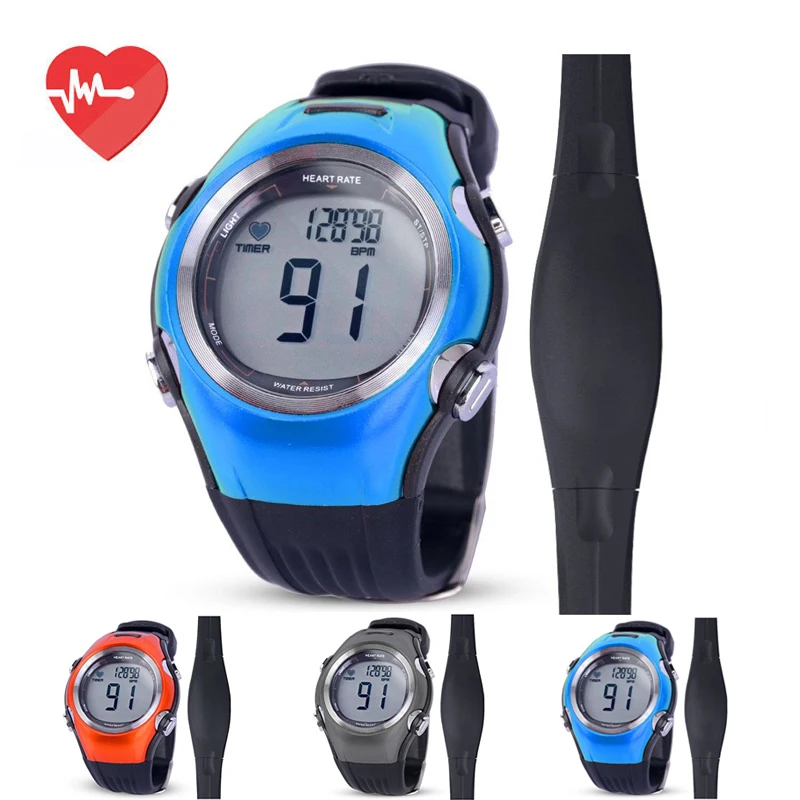

Running Cycling Heart Rate Monitor Fitness Tracker Digital Wireless Sports Polar Watches Chest Strap Men Women Sports Watch