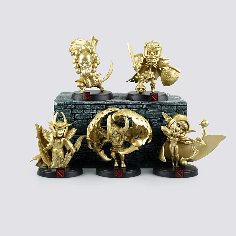  16styles Golden Dota 2 Global Official Limited Collection Game Action Figure Toys Boxed PVC Action 
