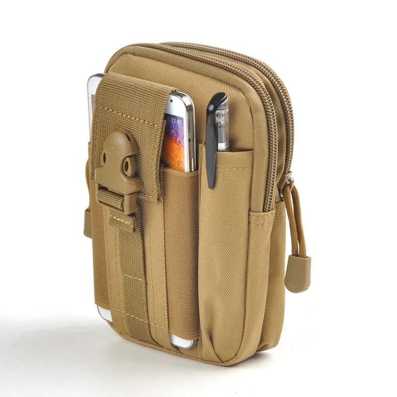 Горячие водонепроницаемые D30 Molle поясные сумки мужские повседневные нейлоновая поясная сумка Рабочая поясная сумка армейские военные маленькие сумки - Цвет: Sand