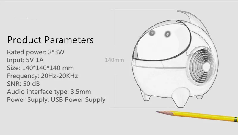 Робот-динамик астронавт компьютер аудио ноутбук USB2.0 мультфильм мини-звук для компьютера, MP3 MP4 MP5 psp lcd tv DVD мобильный телефон