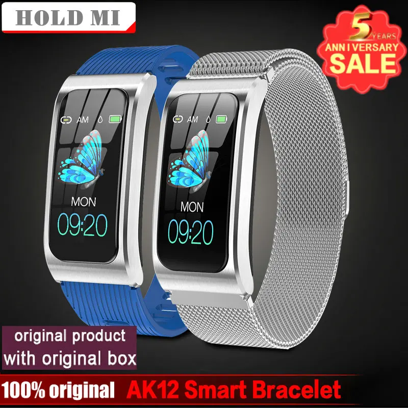 

2019 New AK12 Smart bracelet Color Screen Ip68 Waterproof Women's Watch Heart Rate Monitor cycle activity monitor Sports Band