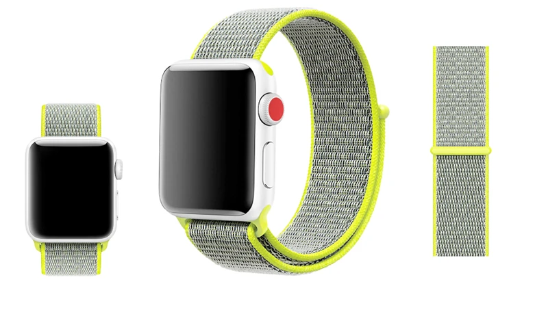 Спортивный ремешок-петля для Apple Watch Band 5 4 44 мм 42 мм 3 2 1 iWatch Band 40 мм 38 мм Correa нейлоновый браслет на запястье аксессуары для часов