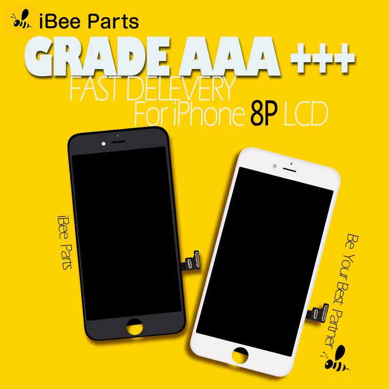 

50PCS For Tianma & Shenchao Pantalla AAA For iPhone 8 Plus LCD Display Touch Screen Assembly Replacement without dhl fee