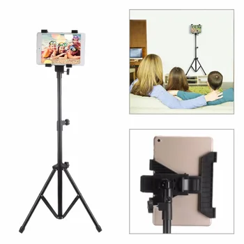 

Adjustable Tripod Floor Stand Flexible Tablet Holder Bracket Music Rack Mount Support for 7-13 inch Tablets Smart Phone Nexus 7