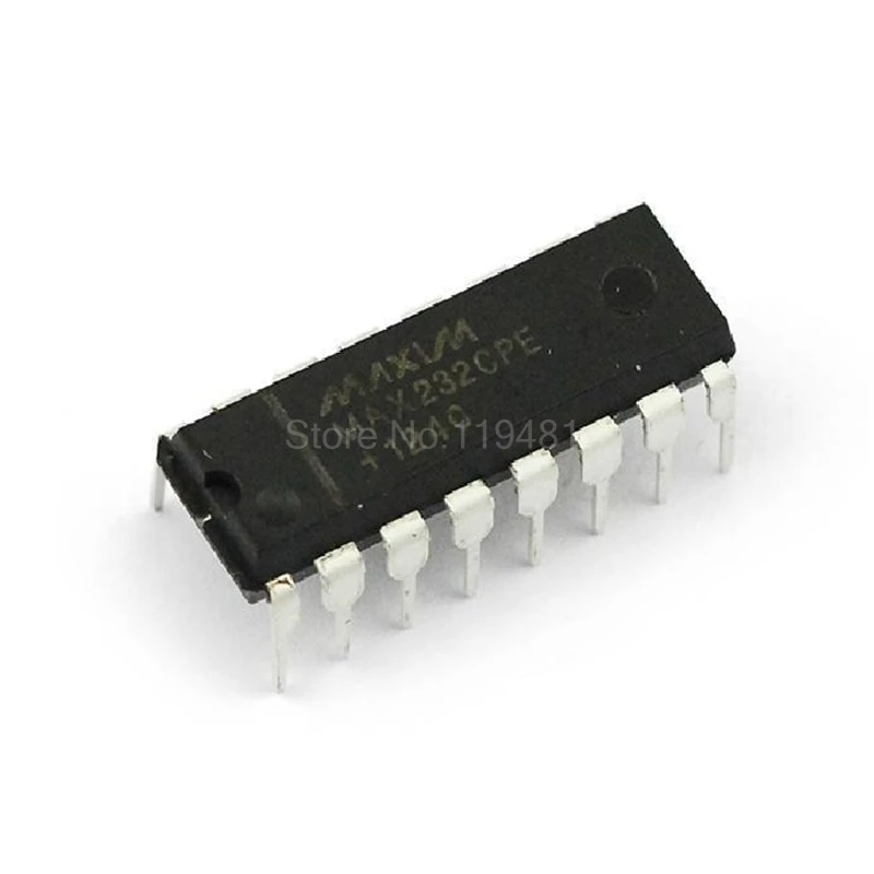 MAX232CPE n 2/2 Transceiver Full RS232 16 PDIP-in Integrated Circuits ...
