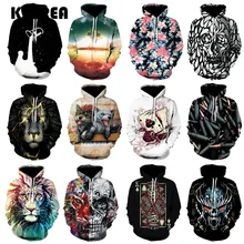 KEZREA Fashion 3d Hooded sweatshirt Colorful triangle combination print Men/Women Space Galaxy pullover Hoodies Sweatshirts