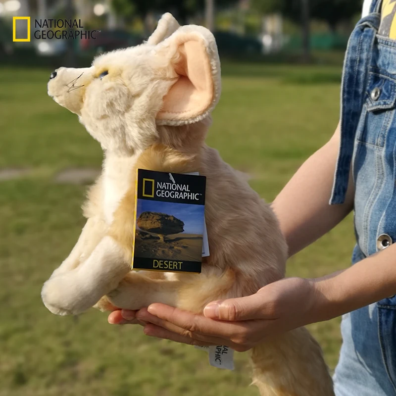 National Geographic 10," Милая Лисичка, плюшевая игрушка, Реалистичная мягкая плюшевая игрушка, Очаровательная плюшевая кавайная детская кукла, Пушистый подарок на день рождения