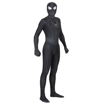 

3D Black Symbiote 3D Cosplay Costumes Zentai Suit Spider Superhero Bodysuit Event Jumpsuits
